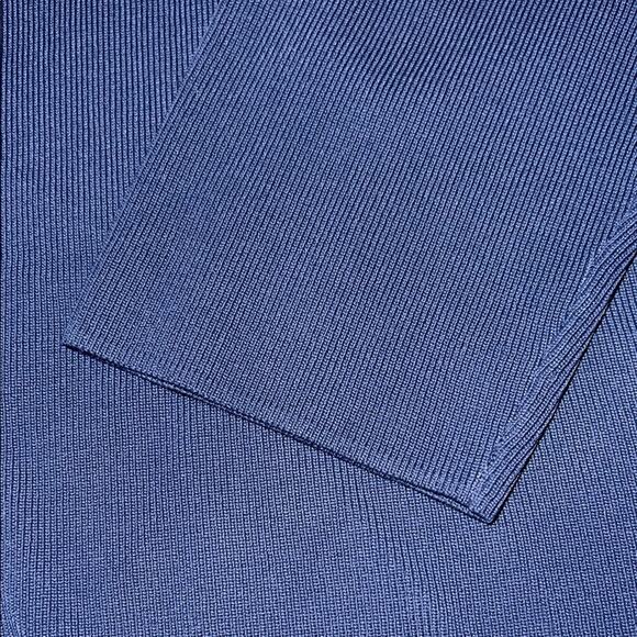 Coldwater Creek Powder Blue Smooth Rayon Knit Button-Up Cardigan Small - Picture 4 of 7